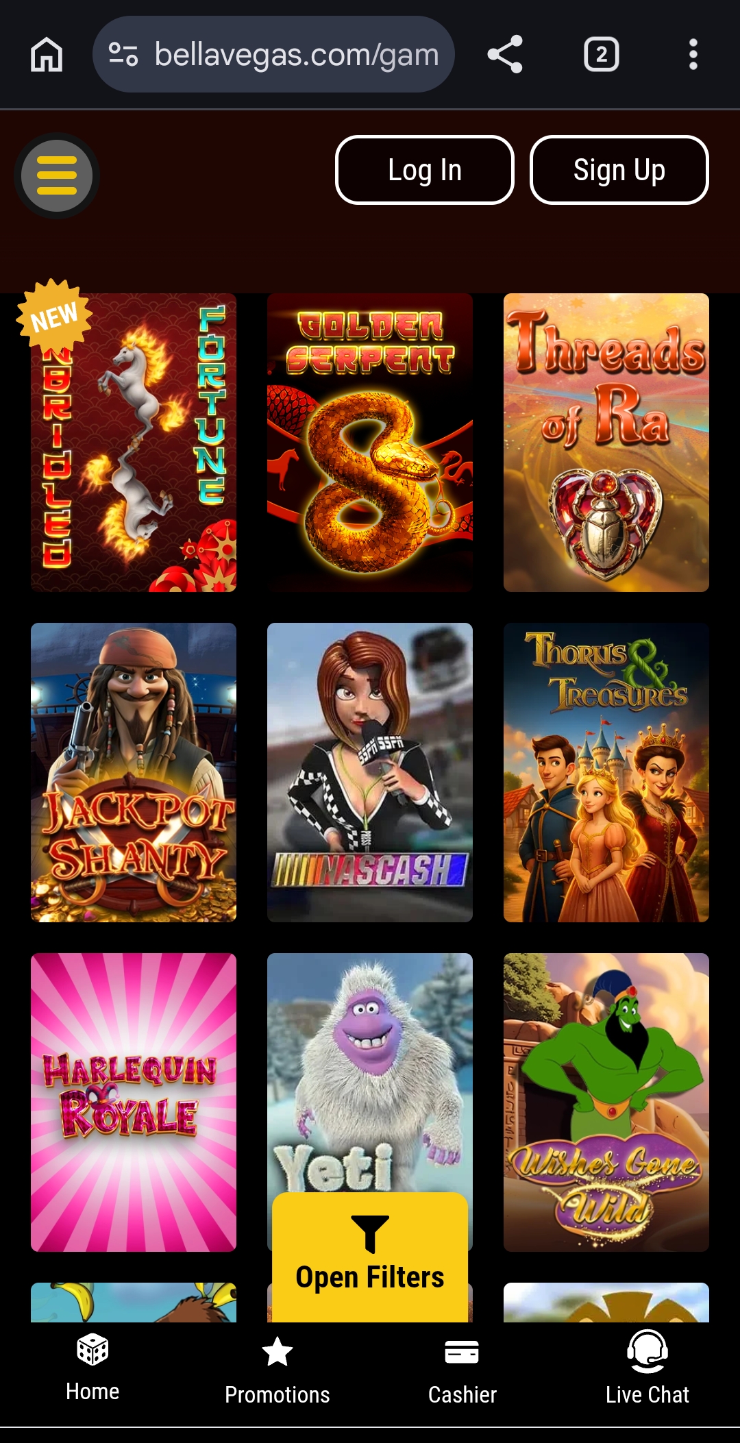 Bella Vegas Saucify Slots Collection